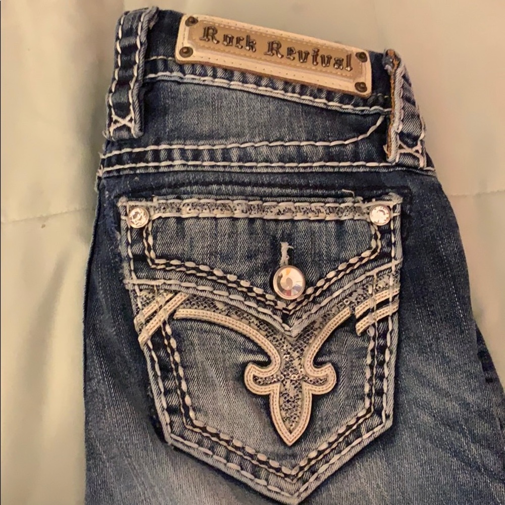 Rock Revival crop jeans